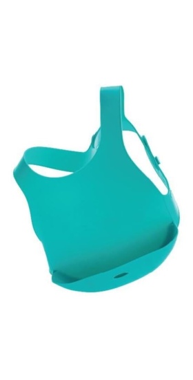 Silikon Mama Önlüğü Aqua Green