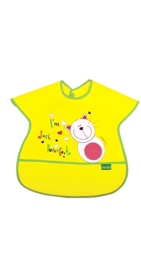 Babyjem Poli Muşamba Büyük Mama Önlüğü 029 Sarı