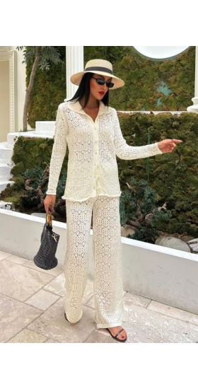 Odette Ajurlu Triko Pantolon Takım 9934