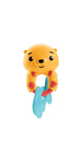 Fisher Price Eğlenceli Dostlar Çıngıraklı Dişlik - Su Samuru HJW11-HKD69