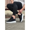 Wagoon Wg018 Siyah Kot Kumaş Erkek Casual Ayakkabı