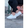 Wagoon Wg060 Beyaz Triko Babet Erkek Casual Ayakkabı