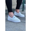 Wagoon Wg060 Beyaz Triko Babet Erkek Casual Ayakkabı