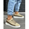 Sneakers Ayakkabı 010 Vizon Süet