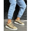 Sneakers Ayakkabı 010 Vizon Süet