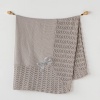 Andywawa Ac24329 Triko Bebe Battaniye 100x90 Grey