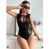 Kadın Göğüs, Sırt Ve Bel Yanları Lazer Kesik Detayviskon Kumaş çıtçıtlı Bodysuit