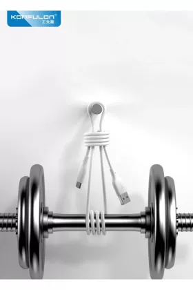 Konfulon DC64 USB to Lightning 1M 3.0A Hızlı Şarj Kablo - Beyaz