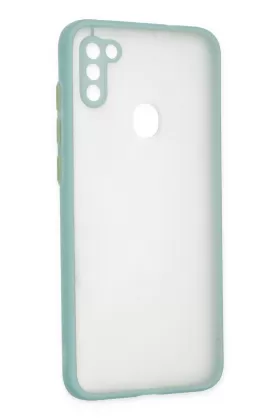 Newface Samsung Galaxy A11 Kılıf Montreal Silikon Kapak - Turkuaz