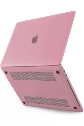 Newface Macbook Pro 13 2020 Macbook Buzlu Kapak - Pembe