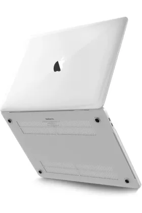 Newface Macbook Pro 14.2 2021 Macbook Buzlu Kapak - Şeffaf