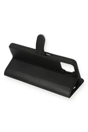 Newface Oppo Reno 4 Lite Kılıf Trend S Plus Kapaklı Kılıf - Siyah