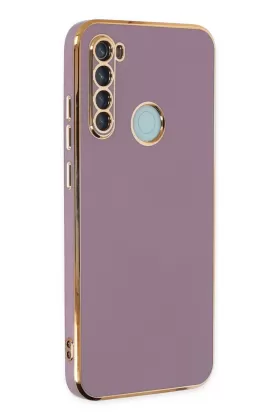 Newface Xiaomi Redmi Note 8 Kılıf Volet Silikon - Mor