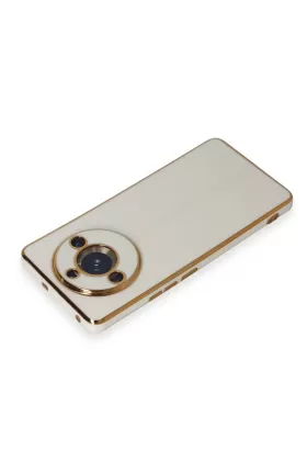 Newface Realme 11 Pro Kılıf Volet Silikon - Beyaz