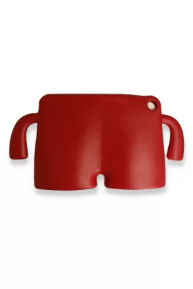 Newface iPad 2022 10.9 (10.nesil) Kılıf Karakter Tablet Silikon - Kırmızı