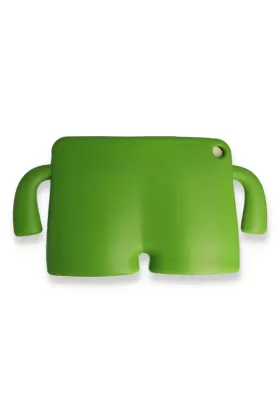 Newface iPad 2022 10.9 (10.nesil) Kılıf Karakter Tablet Silikon - Yeşil