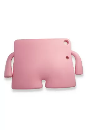 Newface iPad 2022 10.9 (10.nesil) Kılıf Karakter Tablet Silikon - Açık Pembe