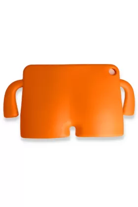 Newface iPad 2022 10.9 (10.nesil) Kılıf Karakter Tablet Silikon - Turuncu