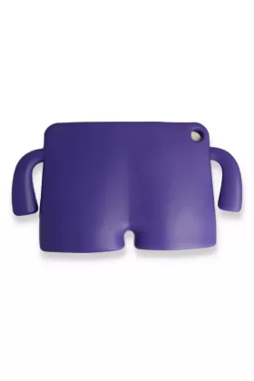 Newface iPad Pro 11 (2021) Kılıf Karakter Tablet Silikon - Mor