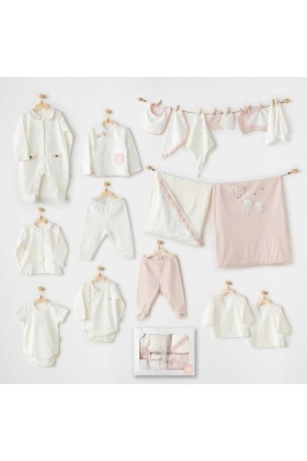 AC25952 Ballerina 20 Parça Hastane Çıkışı Ekru