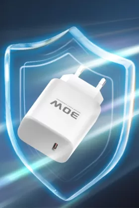 Joko JK89 30W Type-C Çıkışlı Ekstra DC67 1M Type-C to Type-C Kablolu PD Şarj Cihazı - Beyaz