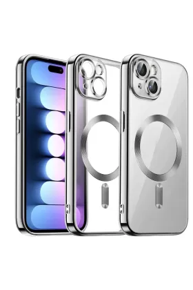 Newface iPhone 14 Kılıf Kross Magneticsafe Kapak - Titan Gri