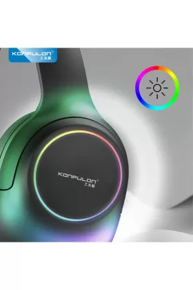 Konfulon BHS17 BT 6.0 Kablosuz Kafaüstü Kulaklık - Bej