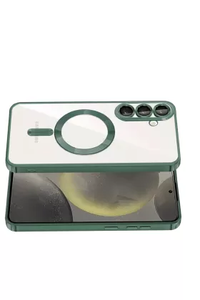 Newface Samsung Galaxy S26 Plus Kross Magneticsafe Kapak - Koyu Yeşil