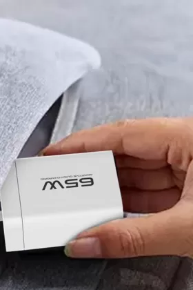 Konfulon C99Q 65W PD Destekli Type-C ve USB Çift Çıkışlı Hızlı Şarj Adaptörü - Beyaz