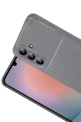 Newface Samsung Galaxy A37 5G Auto Focus Karbon Kapak - Gri