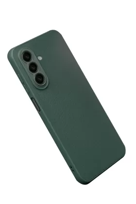 Newface Samsung Galaxy A57 5G Thermax Silikon Kılıf - Koyu Yeşil