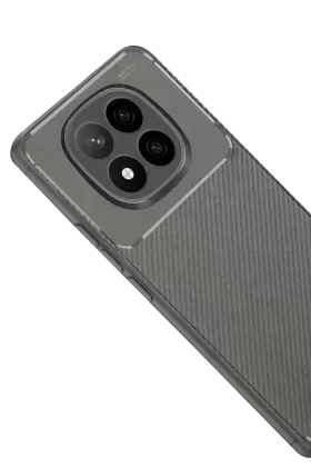 Newface Xiaomi Redmi Note 14 Pro Plus Kılıf Auto Focus Karbon Kapak - Gri