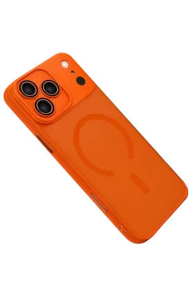 Newface Apple iPhone 17 Pro Max Jota Lensli Magsafe Kapak - Turuncu