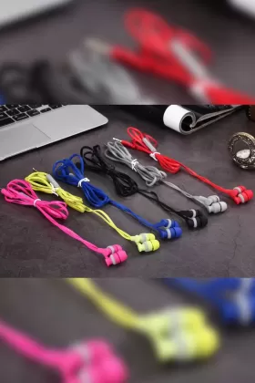 Karler Bass KR-204 Kablolu Kulaklık - Kırmızı