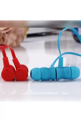 Karler Bass KR-207 Mıknatıslı Kablolu Kulaklık - Kırmızı