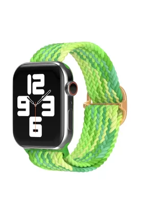 Newface Apple Watch 38mm Star Kordon - Turkuaz-Yeşil