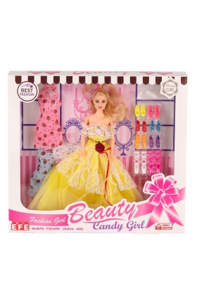 207 Ayakkabı Setli Candy Girl Bebek -Toys