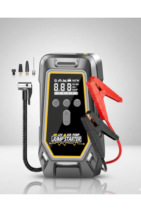 Lastik Şişirme Powerbank Özellikli Taşınabilir Cihaz