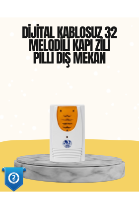 Kablosuz Kapı Zili Düzenli ve Konforlu Yaşam Alanları İçin