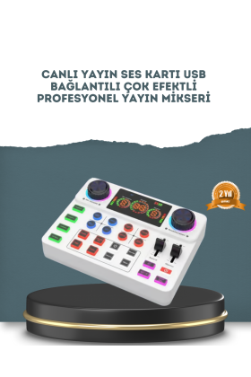 Gürültü Engelleme Özellikli Canlı Yayın Ses Kartı