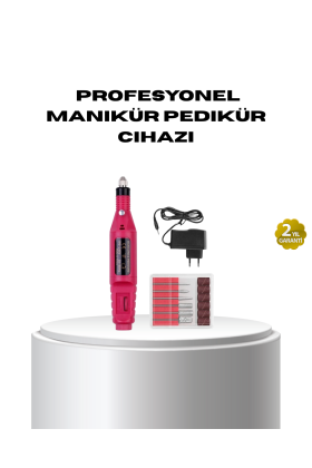 Profesyonel Tırnak Matkap Makinesi – USB Şarjlı Ayarlanabilir Hız Düşük Titreşimli ve Sessiz Çalışma