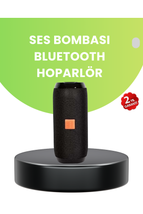 Taşınabilir Kablosuz Hoparlör 2 Woofer 2 Tweeter 12 Saat Oynatma