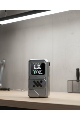 Araçlar İçin Akü Takviye Lastik Şişirme ve Powerbank Cihazı