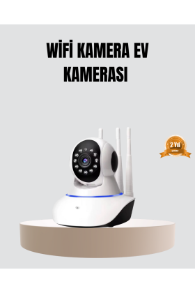 HD IP Kamera – Gece Görüşlü Hareket Sensörlü Mobil Takip ve Çift Yönlü Ses