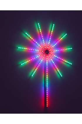 Modüler RGB LED Duvar Işığı Havai Fişek Efektli Uzaktan Kumandalı