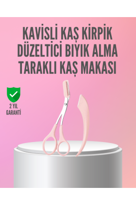 Kaş ve Kirpik Şekillendirme İçin Yüz Bakım Makası