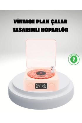 Gece Lambası Stereo Bluetooth Hoparlör Dijital Saat Su Dalgası Efektli 3-ü-1 Cihaz