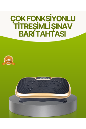 Titreşimli Egzersiz Platformu Evde Fitness ve Kas Güçlendirme