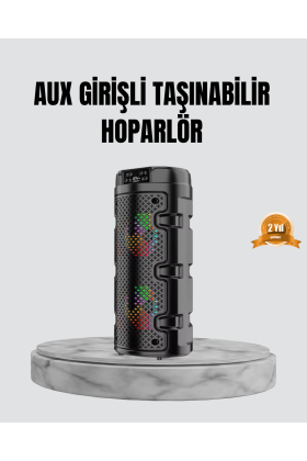 Taşınabilir Bluetooth Hoparlör Çift Sürücü Güçlü Bas HD Ses Çoklu Bağlantı