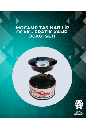 220 gr Gaz Tüpüyle 4 Saat Yanabilen Verimli Kamp Ocağı